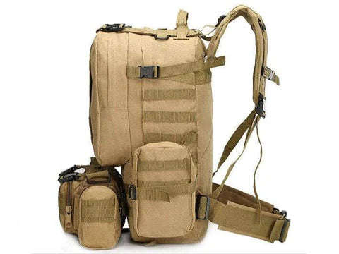 Camping Bags Outdoor Military Molle Tactical Bag Rucksack Backpacks Vintage Hiking Camouflage Wat...