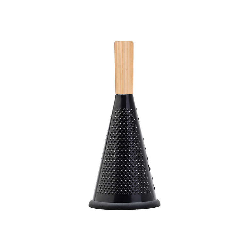 MHome Grater 28Cm Tower Stainless Steel With Wooden Handle