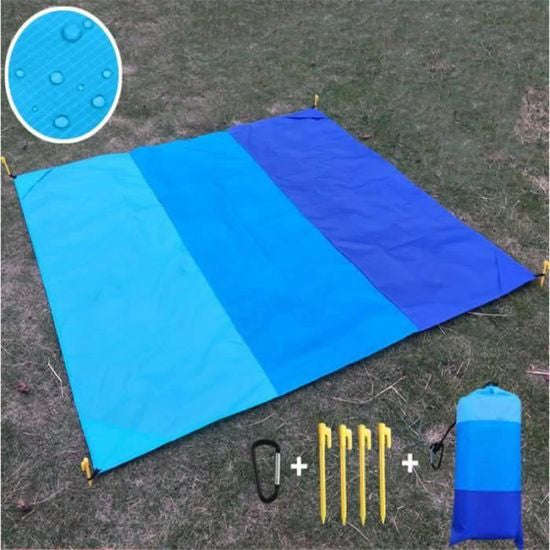 Beach Mat 200 x 210 CM Waterproof Picnic Blanket Anti Sand Foldable Portable for Beach Picnic Mat
