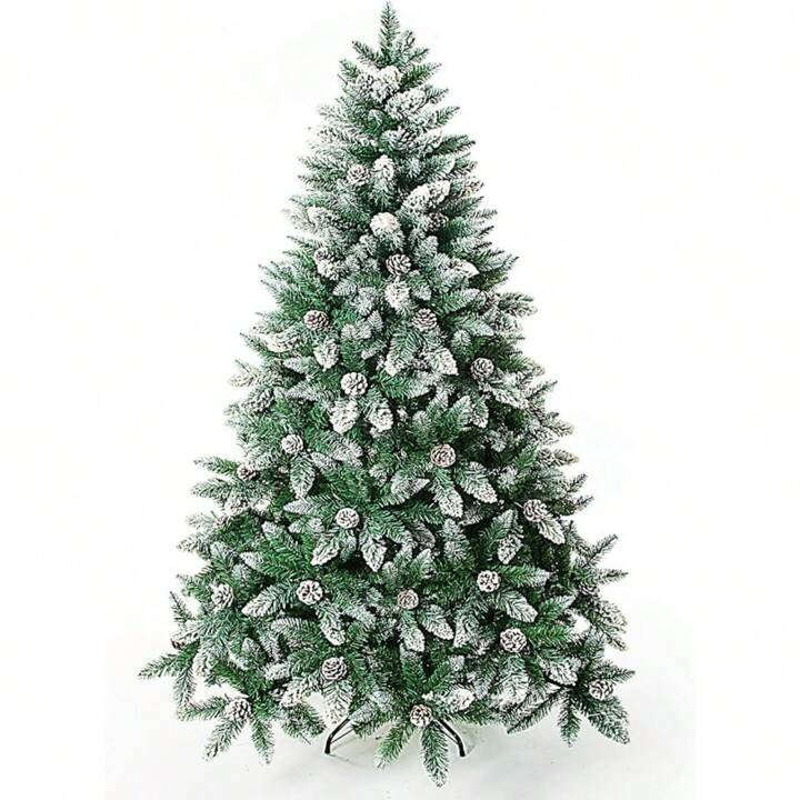 Christmas Tree Flocked Snow Pine Cone Decoration - Various Sizes