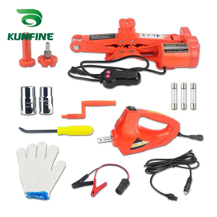 Portable 12V 13A Max.current  Car Jack 2Ton Electric Jack Auto Lift Scissor Jack Lifting Machinis...