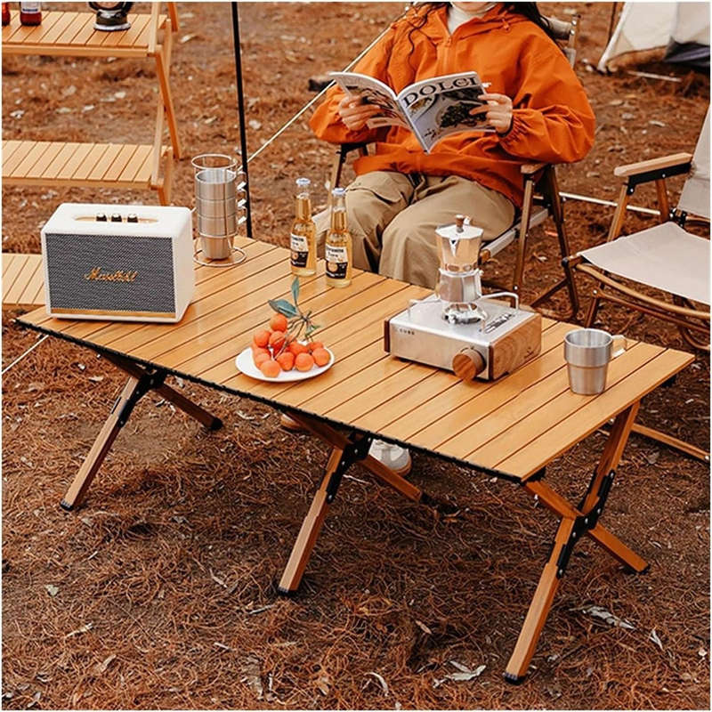 Folding Camping Picnic Table with Carry Bag for Travel Indoor & Outdoor