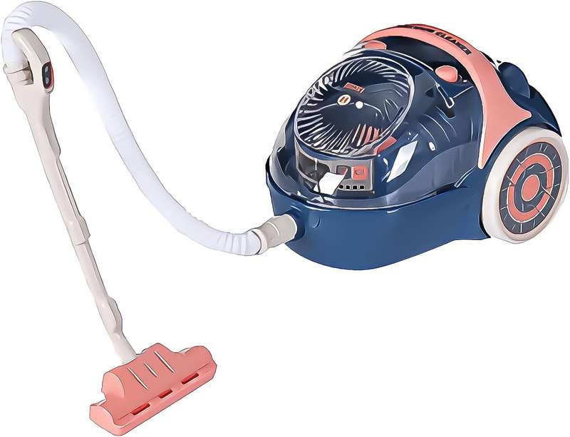 Kids Mini Simulation Vacuum Cleaner Toy - Realistic Pretend Play Cleaning Appliance With Lights &...