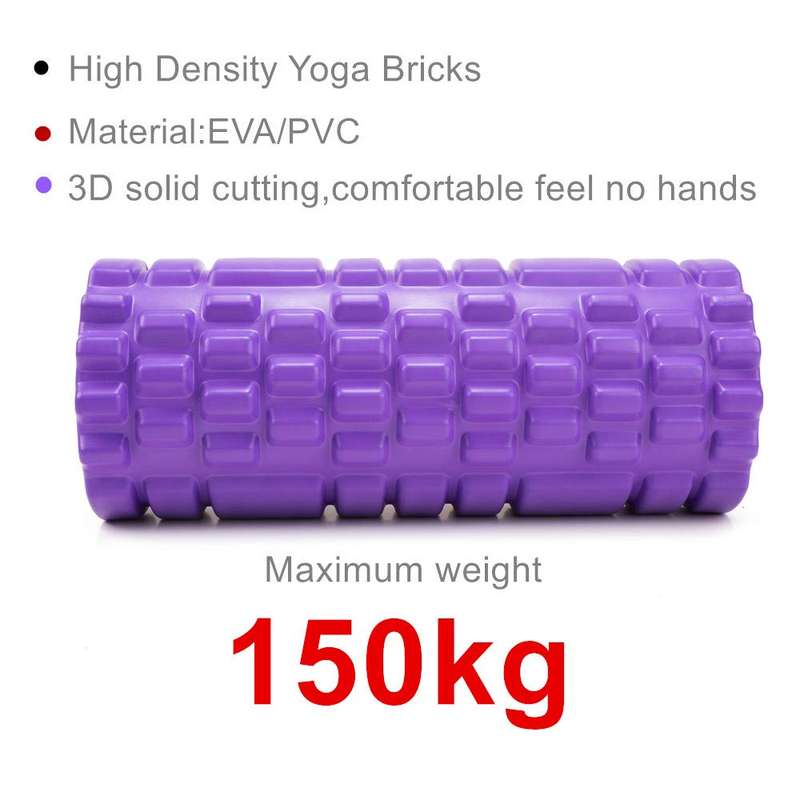 High-Density EVA Foam Roller - Deep Tissue Muscle Recovery & Pain Relief for Gym, Yoga & Physical...