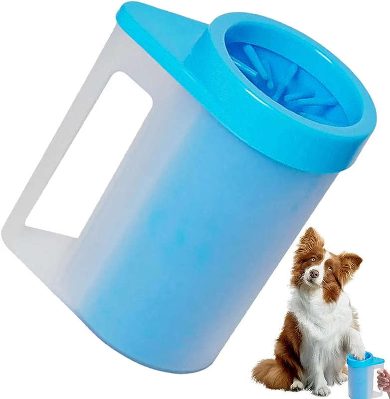 Silicone Pet Paw Cleaning Brush with Cup
