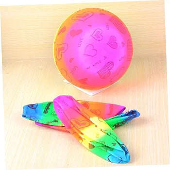 Inflated Colorful Beach Ball