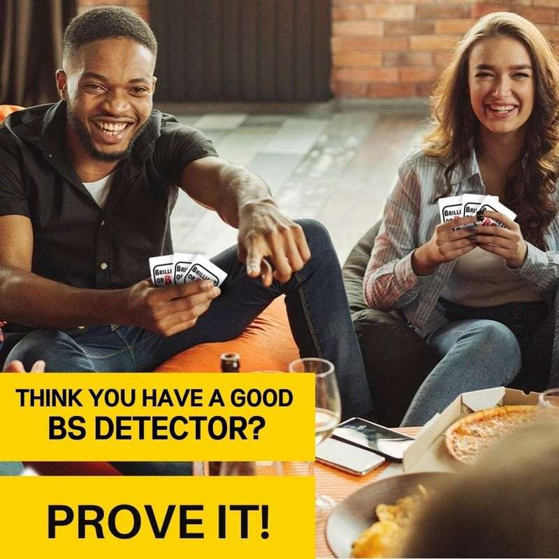 Brilliant or BS? - A Trivia Game for Know-It-Alls and Big Fat Liars - Fun Bluffing Trivia Game fo...