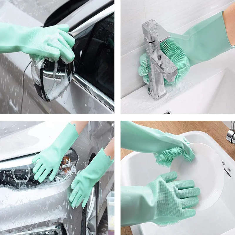 Silicone Dish Washing Gloves