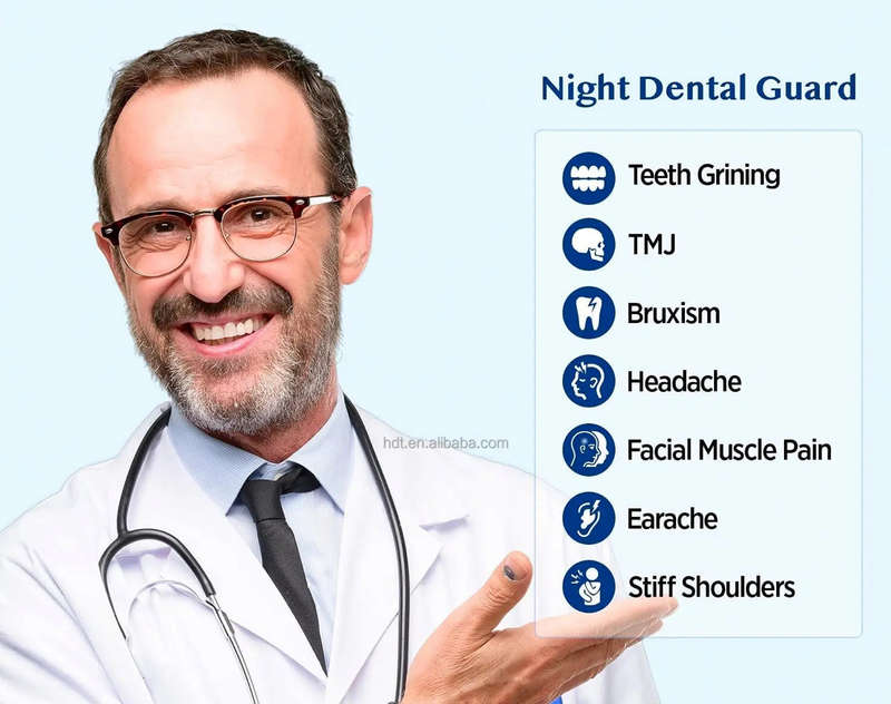 New Anti-snore Mouthguard, Adjustable Anti-snoring Mouthpiece, Night Time Teeth Mouthguard Bruxis...