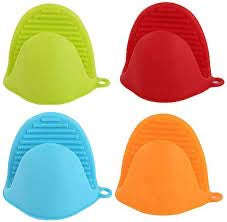 Silicone Gloves Oven Heat Insulated Finger Gloves