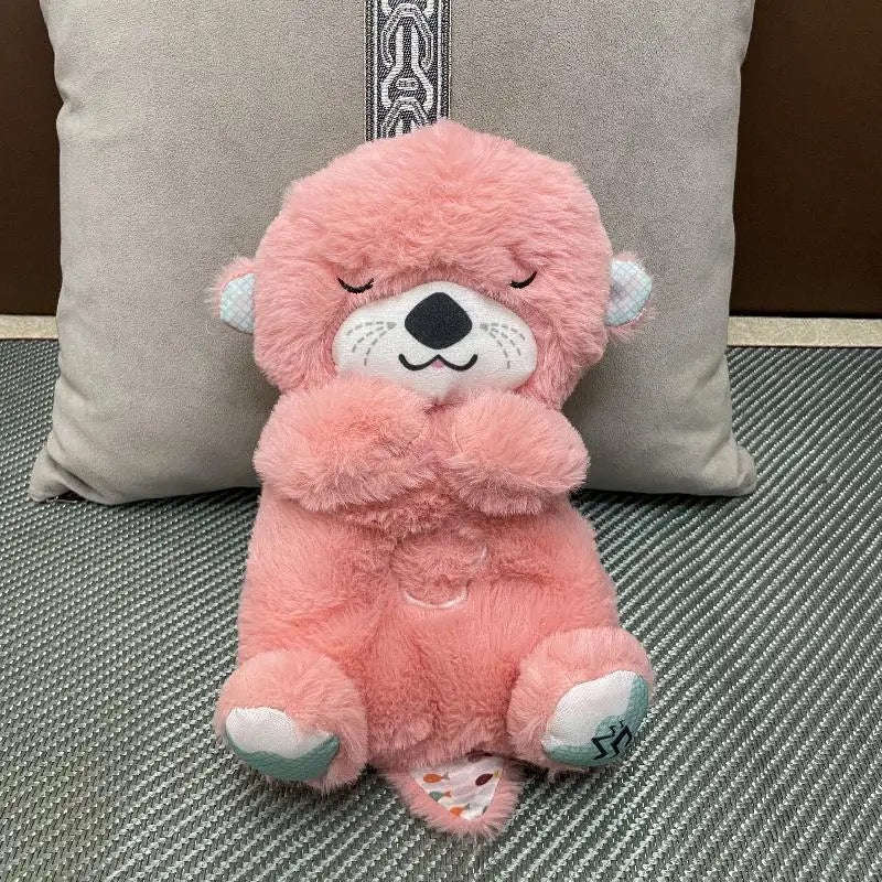 GENERIC Breathing Otter Sleep Buddy - Soothing Plush Doll with Rhythmic Breathing, Music, and Lig...
