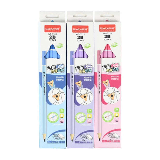 Triangle Shaped Pencil 12pcs