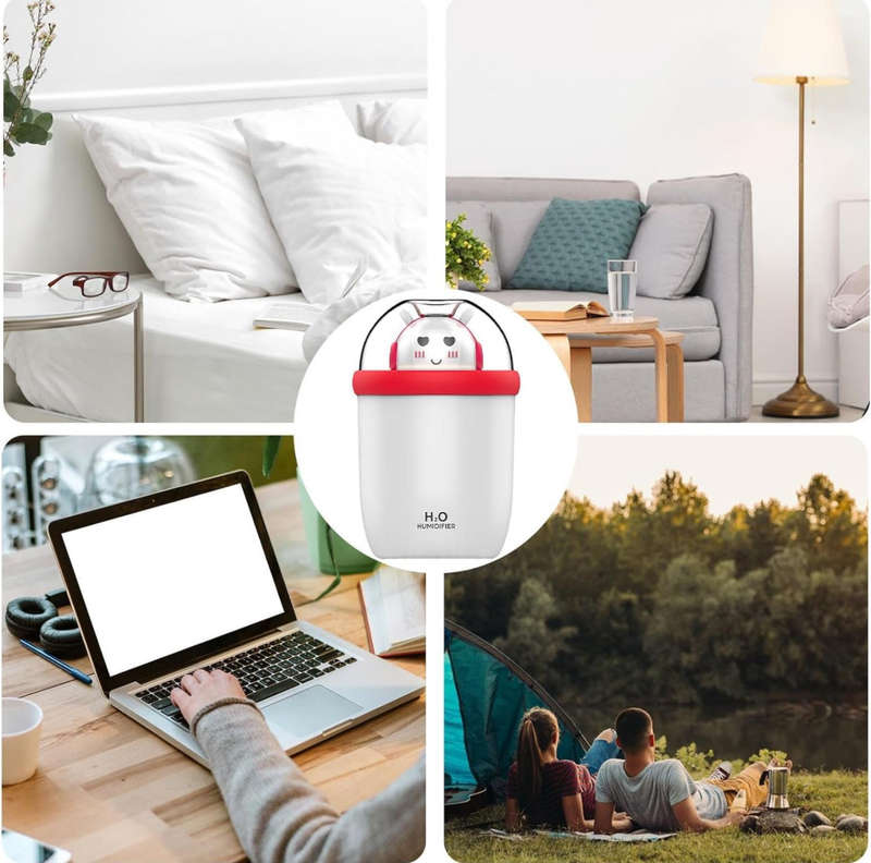 Colorful Night Light Humidifier Home Portable USB Spray Humidifier