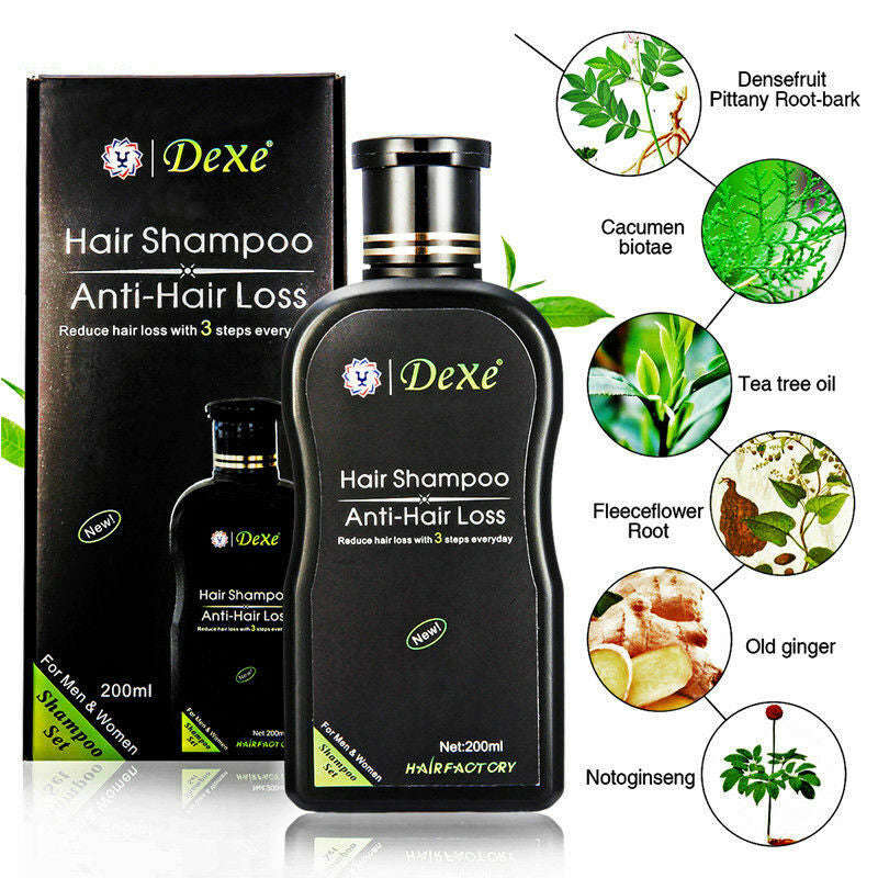 Dexe Hair Shampoo Anti hair Loss  Herbal Hair Growth For Men &Women 200ml