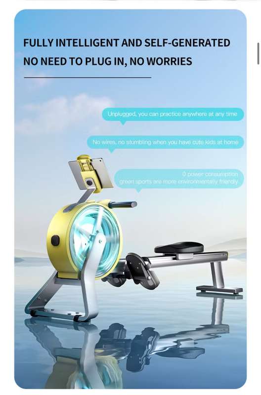 PRO-SPORTZ V3 Home Use Fitness Equipment Popular Cardio Exercise Machine Self Generating Rowing M...