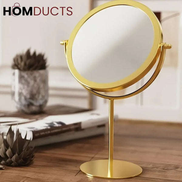 MHome Modern Minimalistic Desktop Makeup Vanity Mirror  Available in Black or Gold