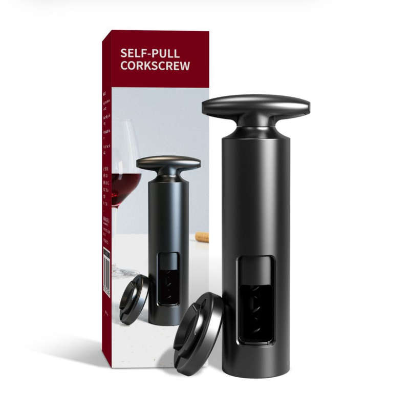 MHome Wine Bottle Opener Foil Cutter Corkscrews 4pc Set