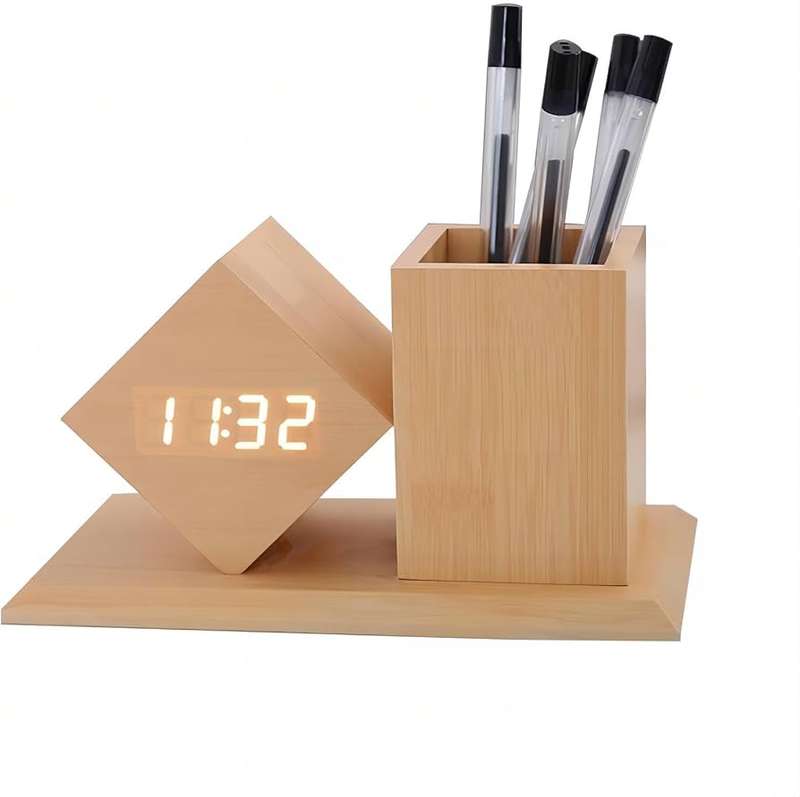MTech Alarm Clock With Digital Temperature Sensor