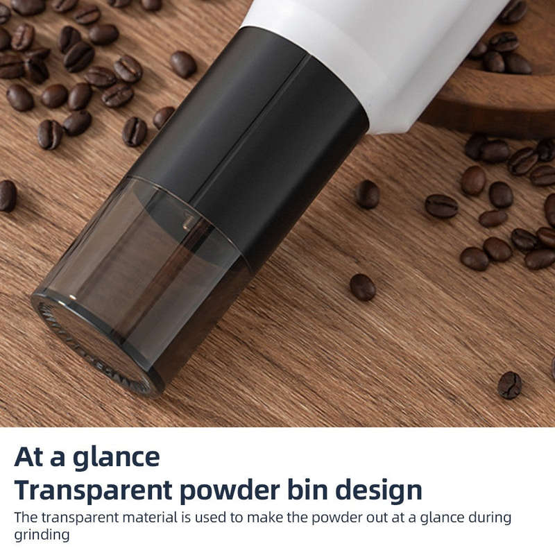 MHome 2-in-1 Electric And Manual Coffee Bean Grinder 5 Level Adjustable With Timing