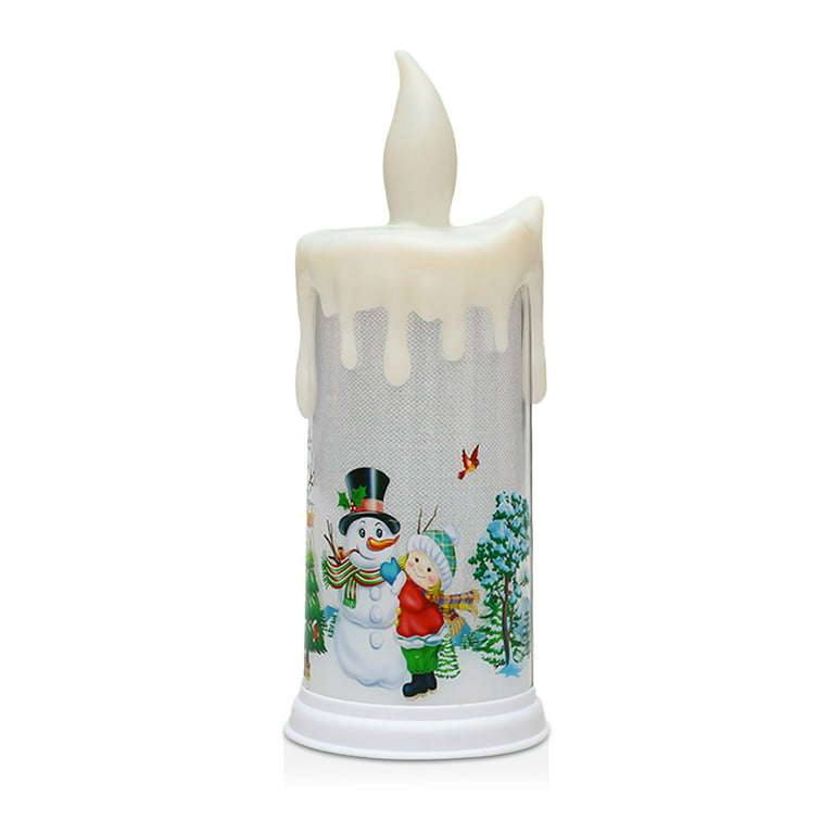 Candle Light Christmas Atmosphere Decoration LED Tea Light Fireless Flameless Battery Operated Pl...