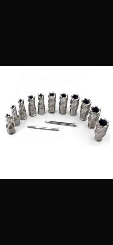 ProPower HSS Annular Cutter Set (12-22mm) 6pc + 2 Pilot Pins