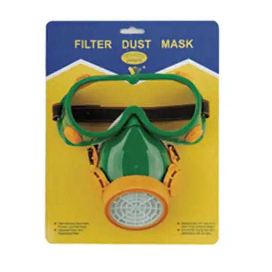 Filter Dust Mask With Single Respirator & Goggle Set