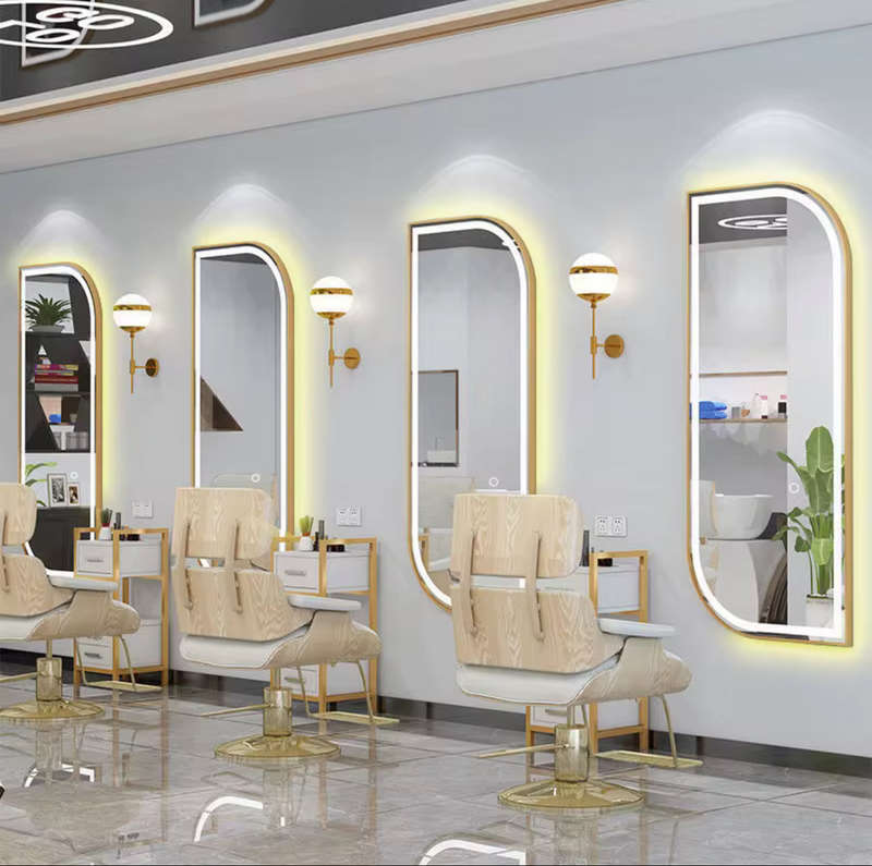 M-Furn Modern European Style Luxury LED Mirror 150x50cm - Various Options