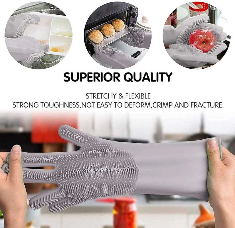 Silicone Dish Washing Gloves