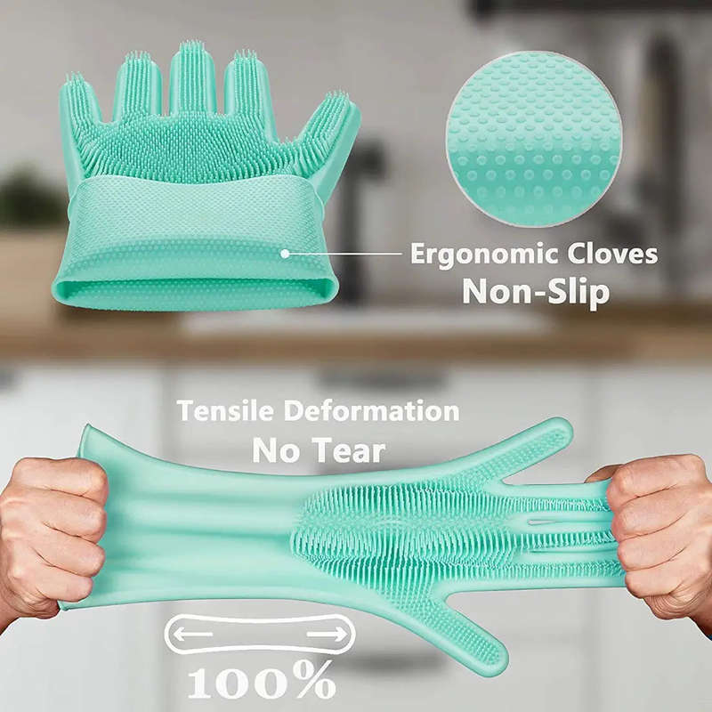Silicone Dish Washing Gloves