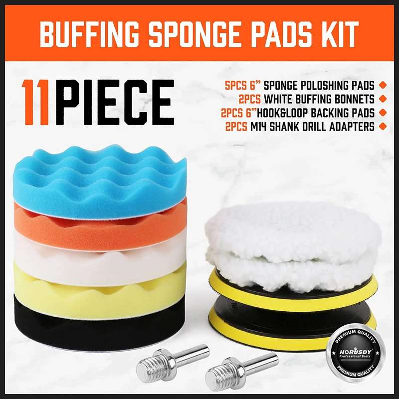 11 Piece 3inch Car Drill Polishing and Buffing Kit