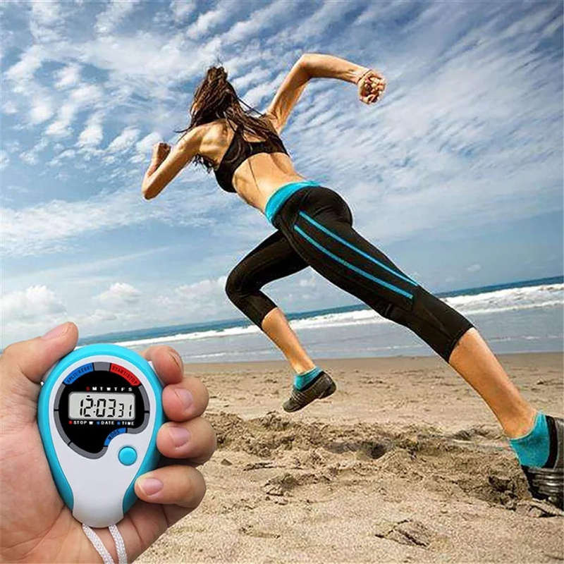 Digital Professional Handheld  Electronic Stopwatch with String