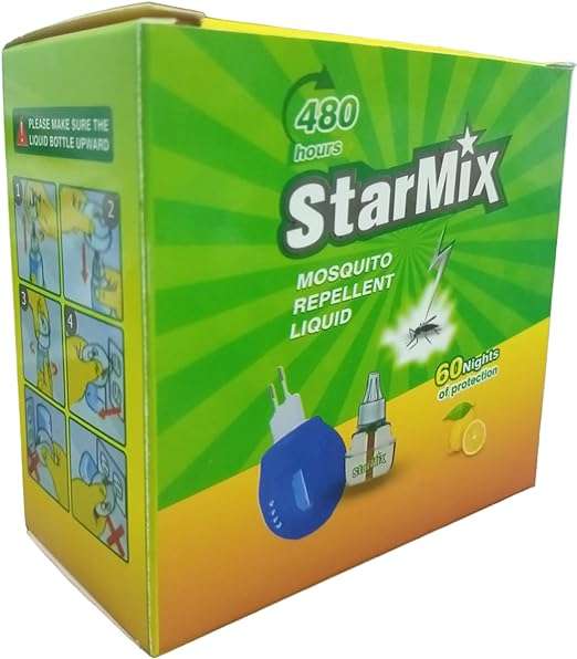 StarMix Insect and Mosquito Repellent Device Supports Liquid Comes with Mosquito Killer Liquid fo...