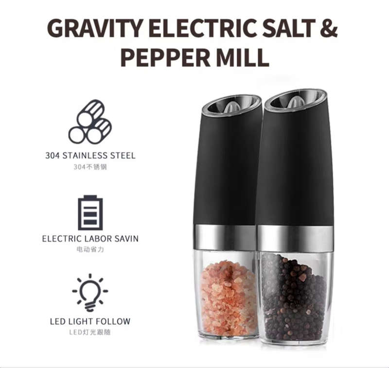 Gravity Electric Salt And Pepper Grinder (set)