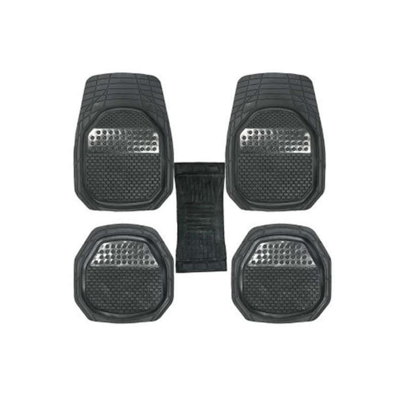 5 Pieces All Car Universal Rubber Floor Mat Set
