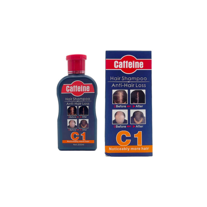 Caffeine Hair Shampoo Black Anti Hair Loss-200ml