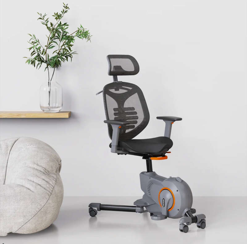 V6 ErgoBike Office Fitness Chair | Built-In Exercise Bike for Office and Home