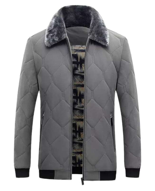 MWear Mens Puffer Winter Windbreaker Collar Warm Jacket