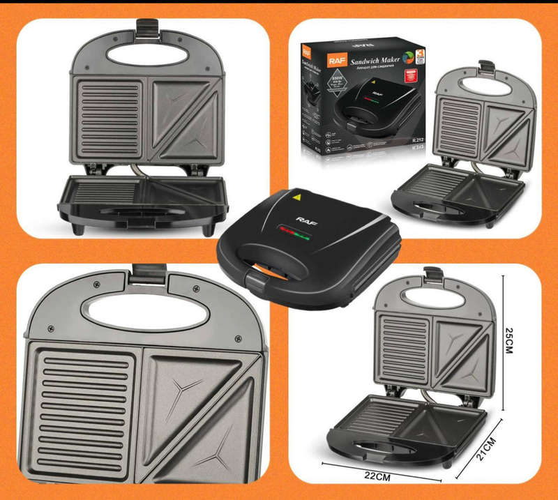 RAF 2:1 Sandwich Toaster & Grill