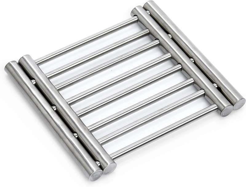 Extendable Stainless Steel Pot Holder  Adjustable Trivet For Hot Dishes, Cookware & Pans