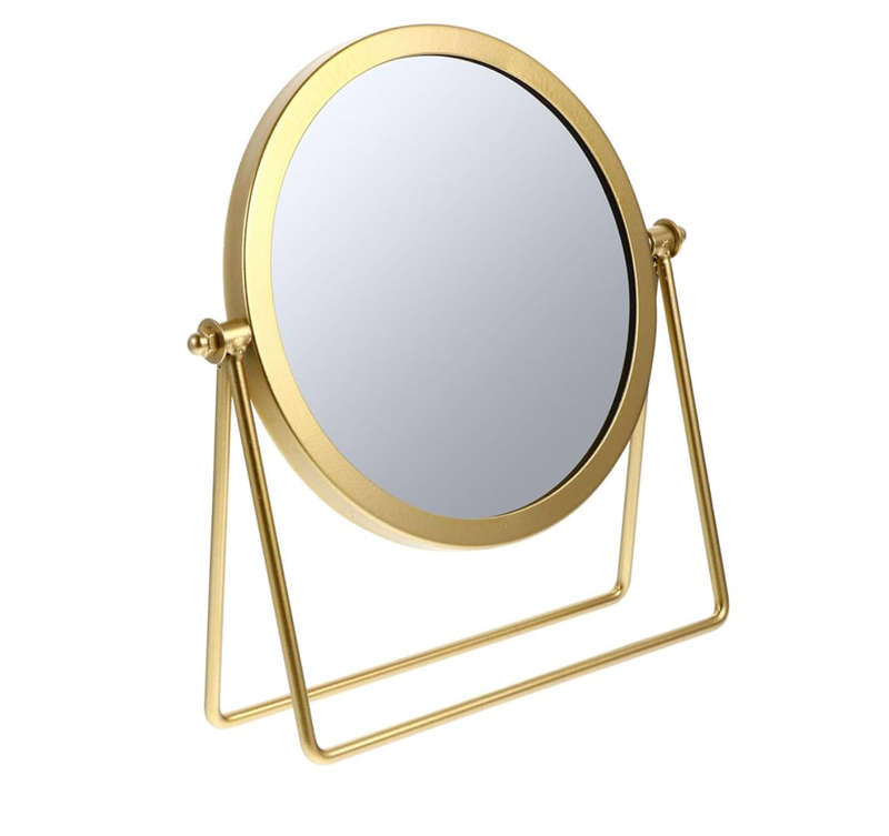 MHome Modern Minimalistic Desktop Makeup Vanity Mirror  Available in Black or Gold