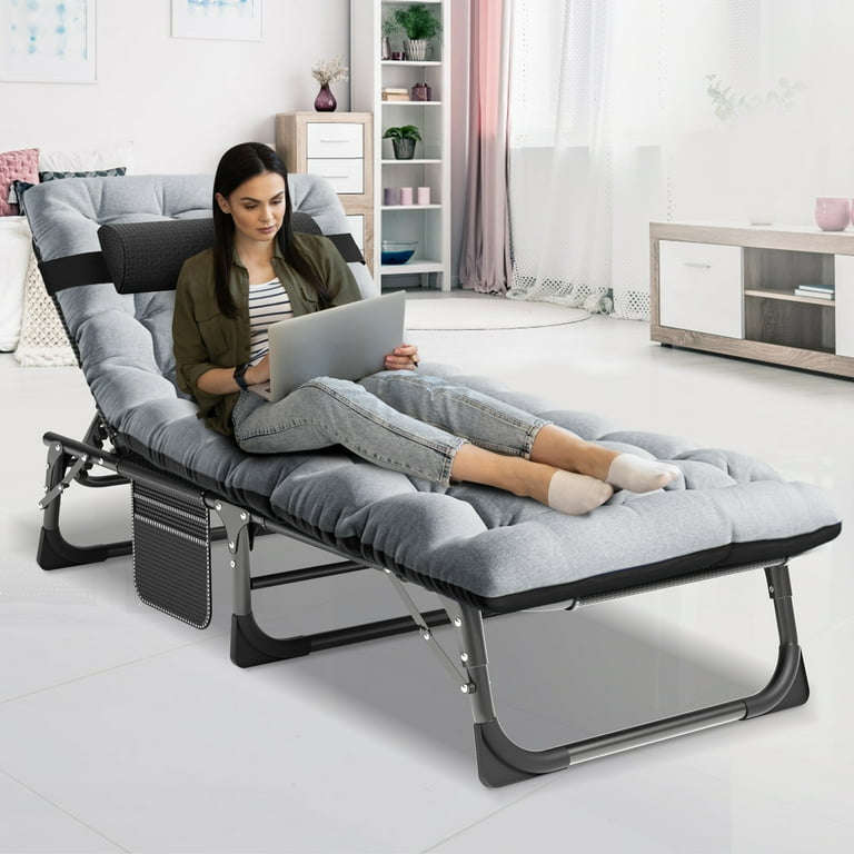 Camping Cot Outdoor Bed Foldable & Adjustable