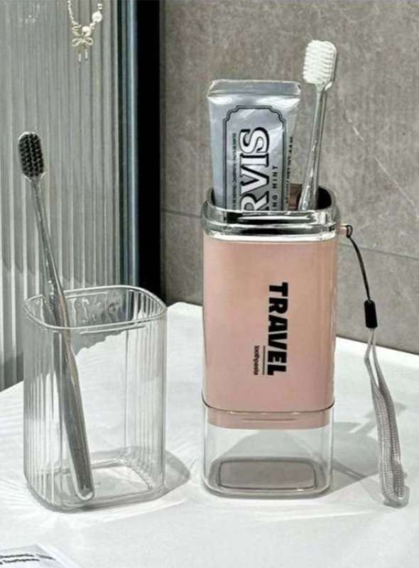 MHome 2:1 Travel Toothbrush Holder & Cup Various Options