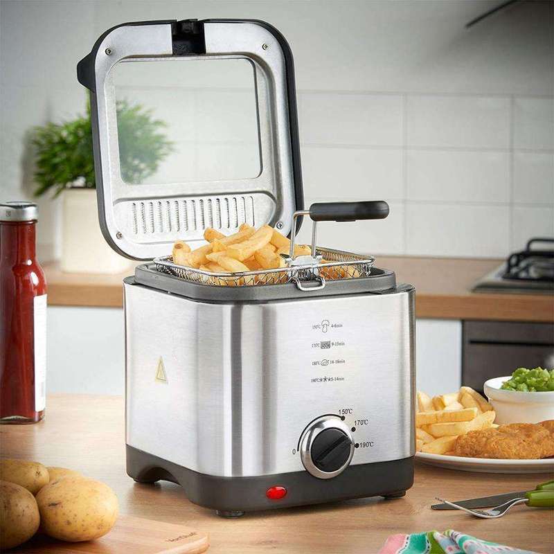 ENZO Kitchen Household 1.5L Detachable Oil Container Commercial Viewable Window Stainless Steel E...