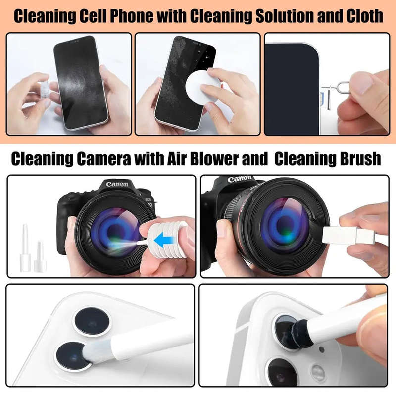 Laptop Screen Keyboard Cleaner Kit, 20 in 1 Electronics Cleaning Tool for MacBook iPad iPhone Pro...