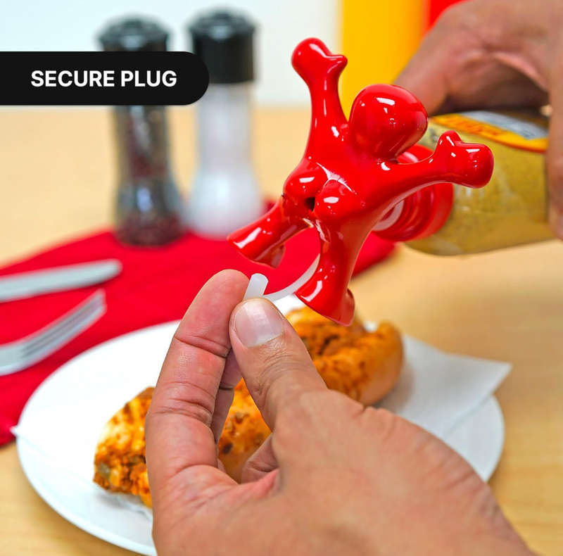 Sir Perky Bottle/Condiment Stopper