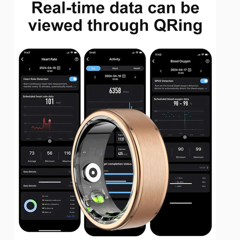 SENBONO Smart Health Ring R03 With Blood Oxygen Heart Rate Sleep Tracking Wearable Electronic Sma...