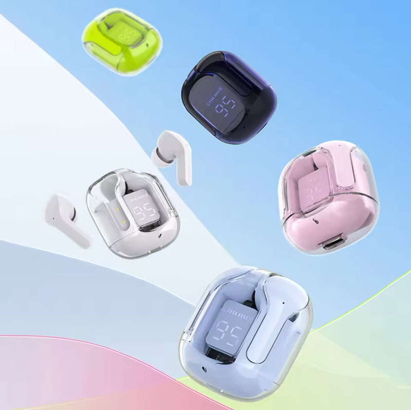 Bluetooth-Compatible 5.3 HiFi Stereo  LED  Digital Display Earbuds - Various Colours