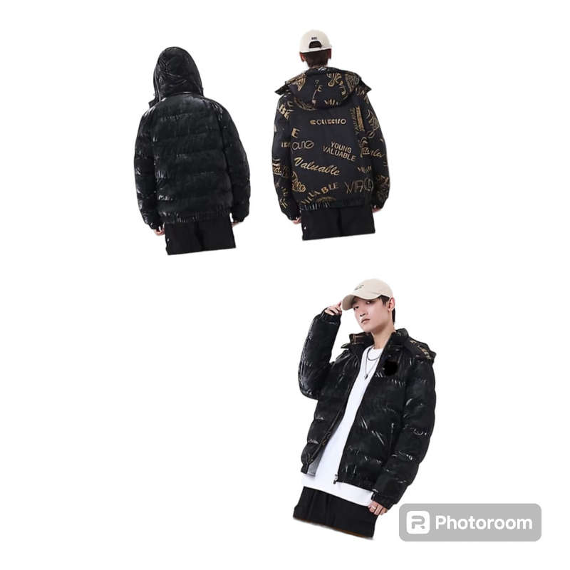 Mens Reversible Winter Jackets With Hoodie-Various Colours