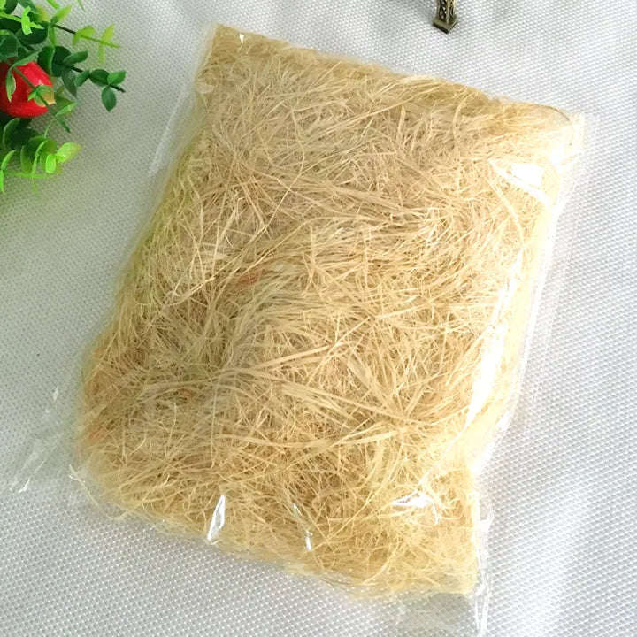 Natural Jute Nesting Material Birds Nest Fibre Aviary Birds Canaries Nest Filled Raffia Grass -20...