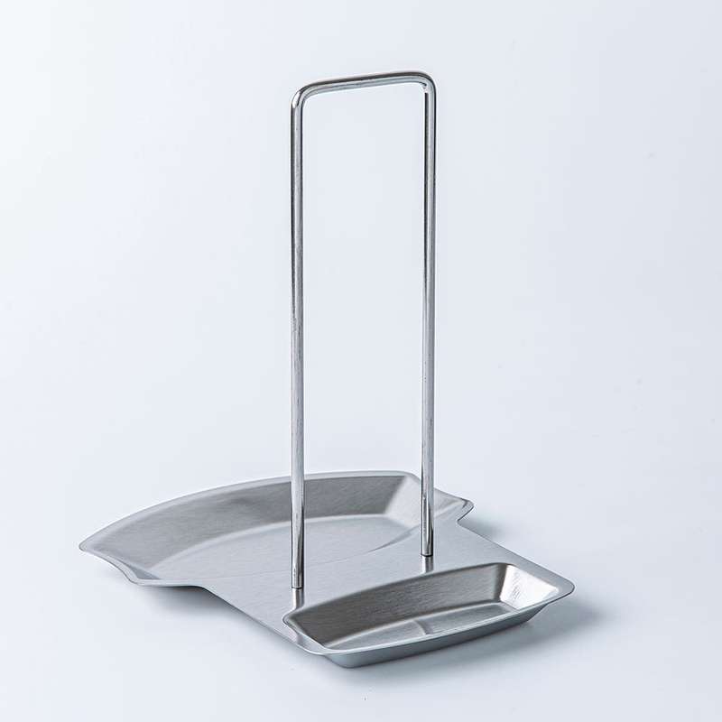 Stainless Steel Pan & Pot Lid Holder  Spoon Rest & Lid Stand